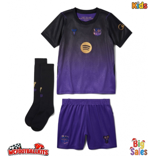Barcelona Gabriel Jesus #9 Replica Away Stadium Kit for Kids 2026-27 Short Sleeve (+ pants)